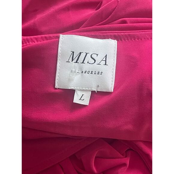 Revolve MISA Los Angeles Teget Draped Mini Cocktail Dress Size - Picture 8 of 10